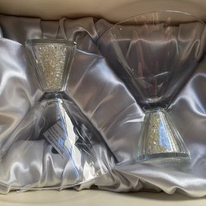 Oleg Cassini martini dessert glasses